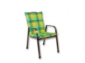 Lima Savoy párna székre 105*49*6 cm-es zöld sárga csíkos