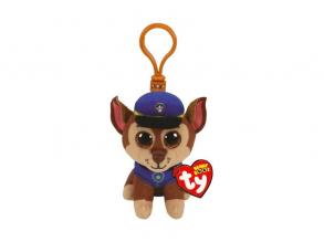 TY Beanie Babies: Mancs őrjárat plüss kulcstartó - Chase, 8,5 cm