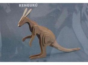 Papír kenguru játékmodell