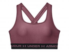 Ua Crossback Mid Bra Under Armour női lila színű training sportmelltartó