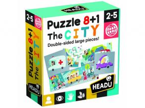 8+1 kétoldalas puzzle - Városka
