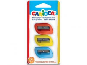 Műanyag hegyező 3db-os szett - Carioca