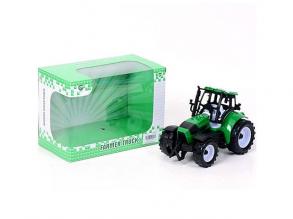 Farm traktor zöld színben