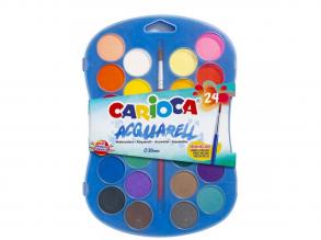 Vízfesték készlet 24 színnel 30mm - Carioca