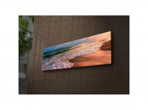 Lenyűgöző LED megvilágított vászonfestmény, 30 x 90 cm, 100% Velúr vászon, Fakeret (3 cm) | Akkumulátoros, be/ki kapcsoló
