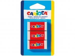Papírtokos radír 3 db-os szett - Carioca