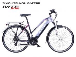 MTF ebike Road 3.2 W 17 collos elektromos női túra kerékpár hátsó motoros akku nélkül ezüst/fekete