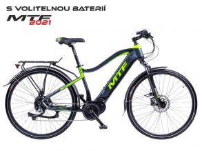MTF ebike Road 6.2 18 collos elektromos férfi középmotoros túra kerékpár (akku nélkül) fekete/zöld