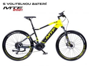 MTF ebike Hill 5.2 20 collos elektromos férfi középmotoros MTB kerékpár (akku nélkül) fekete/sárga