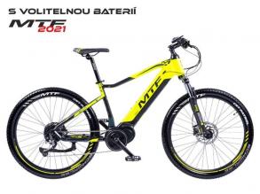 MTF ebike Hill 6.2 18 collos elektromos férfi középmotoros MTB kerékpár (akku nélkül) fekete/sárga
