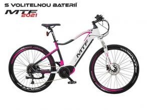 MTF ebike Mount 6.2 16 collos elektromos női középmotoros MTB kerékpár (akku nélkül) fehér/lila