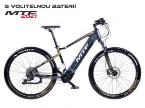 MTF ebike Mount 7.2 19 collos elektromos férfi középmotoros MTB kerékpár (akku nélkül) szürke/arany