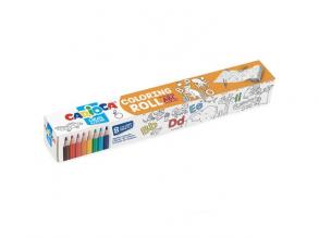 ABC színező henger 8db ceruzával - Carioca