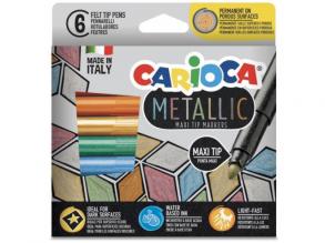 Metallic MaxiTip 6db-os filctoll szett - Carioca