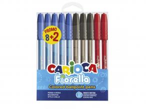 Fiorella 10db-os golyóstoll szett többszínu - Carioca