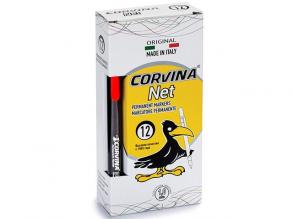 Corvina Net Permanent piros alkoholos tűfilc 1mm 1 db - Carioca