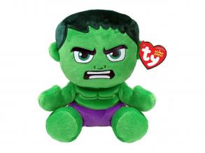 Ty Beanie Babies Marvel Hulk plüss, 15 cm