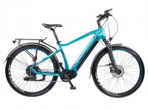 MTF ebike Road 6,4 Evo 18 collos elektromos férfi túra kerékpár közép motoros akku nélkül kék