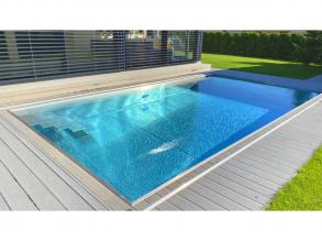 Inox rozsdamentes acél medence 7,00 x 3,00 x 1,4 méter