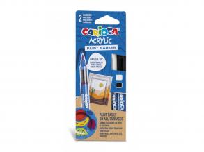 Acrylic Akril marker 2db-os szett - Carioca