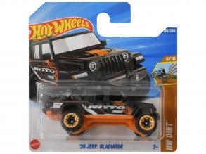 Hot Wheels: 20 Jeep Gladiator fekete-narancssárga kisautó 1/64 - Mattel