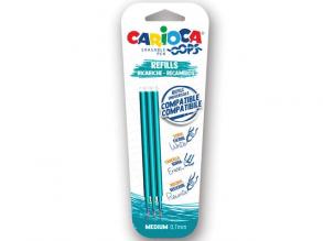 Oops világoskék kitörölhető tollbetét 0,7mm 3db-os szett - Carioca