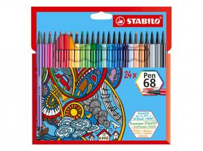 STABILO Pen 68 filctoll - 24 darabos készlet