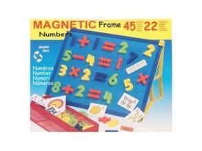 Mágneses rajztábla számokkal