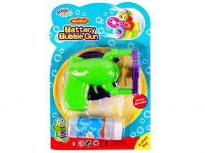 Elemes szappanbuborék fújó pisztoly