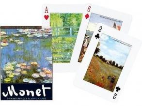 Monet festményei 1x55 lapos römi kártya - piatnik
