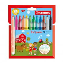 STABILO Trio Jumbo XXL filctoll szett