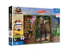 Jurassic World Színes dinoszauruszok 104db-os XL puzzle - Trefl