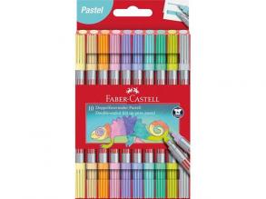 Faber-Castell: Filctoll készlet 10db-os kétvégű pasztell színekben
