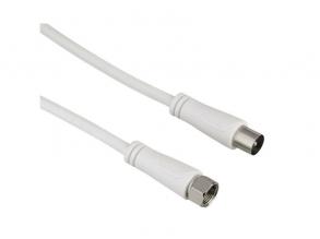 Hama 122432 ST 90dB F és Koax csatlakozós duplán árnyékolt 1,5m antenna kábel
