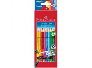 Színes ceruza 10db-os szett radírvéggel - Faber-Castell