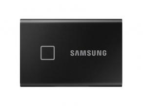 Samsung 1000GB USB 3.2 (MU-PC1T0K/WW) fekete ujjlenyomatolvasós T7 Touch külső SSD