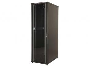 Lande LN-CK42U6060-BL CK 19" 42U 600x600 fekete álló rack szekrény