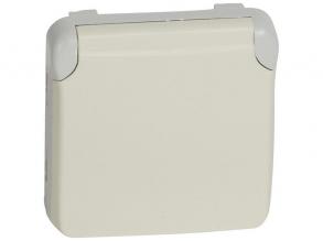 Legrand 069639 Plexo 55 csapófedéllel csavaros fehér 2P+F aljzat