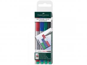 Faber-Castell: Multimark fóliafilc szett M  4 db