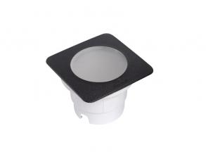 Fumagalli CECI 160 SQUARE LED 10W GX53 fekete kültéri talajba süllyeszthető lámpa