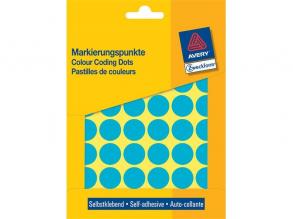 Avery 3375 18mm 1056db-os kék jelölőpont