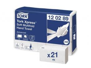 Tork Xpress 21 db-os H2 advan.fehér soft multifold kéztörlő