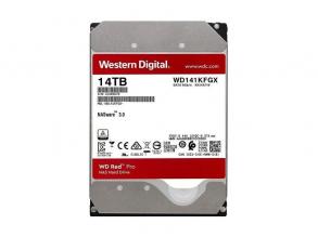 Western Digital 3,5" 14000GB belső SATAIII 7200RPM 512MB RED PRO WD141KFGX winchester 5 év
