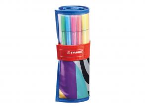Rostirón, készlet, STABILO "Pen 68", 25 különböző szín