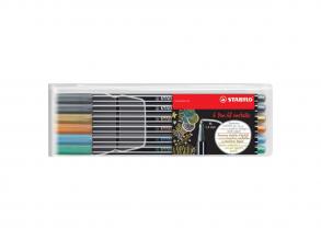 Pen 68 Metallic 6 db-os filctoll készlet - Stabilo