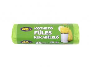 Köthető füles 25 literes 20db/roll kukabélelő