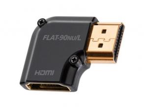 AudioQuest HDM90NUL HDMI Type A aljzat - Type A aljzat aranyozott csatlakozós 90 fokos adapter