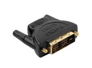 AudioQuest HDM/DVIF2M HDMI Type A aljzat - DVI dugó aranyozott csatlakozós adapter