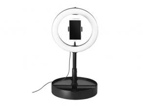 Hama "Spotlight Foldup 102" asztali LED okostelefon körlámpa