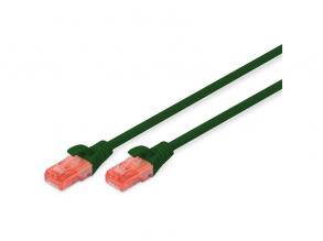 DIGITUS CAT6 U/UTP LSZH 0,5m zöld patch kábel